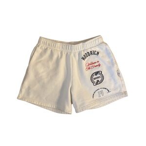 Hoodrich White Graphic Athletic Shorts